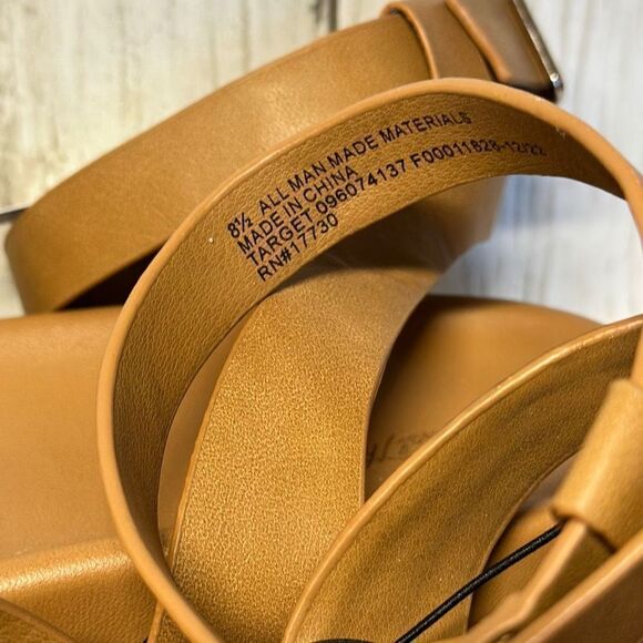 Universal Thread Women’s Tanna Platform Sandals Cognac size 8.5 - Picture 5 of 7